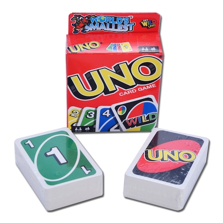 Super Impulse World's Smallest Uno Card Game Multicolored 110 pc 568